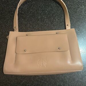 RARE Jean Paul Gaultier light Tan Leather Shoulder Bag